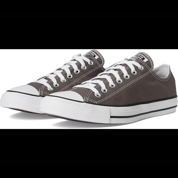 Converse Men's Charcoal Canvas Sneakers Size 13 - Picture 2 of 3